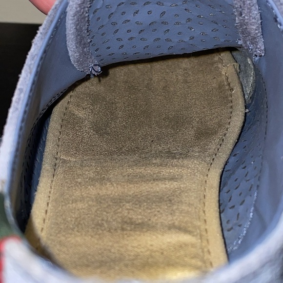 Anthropologie G.H.Bass & Co Ellis Light Blue Perforated Suede Oxford Loafer US 9 - Picture 12 of 13